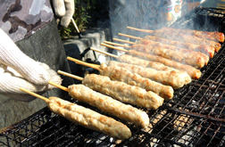 かも肉つくね焼き
