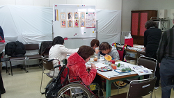 北区障害者作品展風景