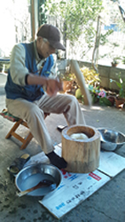 ミニミニ餅つき会