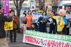 宇都宮けんじ勝手に応援ウオーク！！　赤羽駅西口