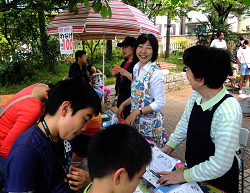 かっぱまつり　山崎たい子区議