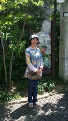 葛飾北斎美術館・山崎たい子区議