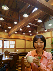 倉敷にて、山崎たい子区議