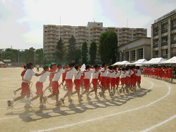 区立中学校の体育祭