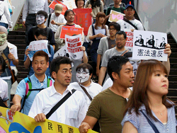「戦争立法反対！若者憲法デモ」