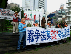 とめよう！戦争法案、北区民集会