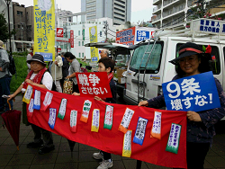 とめよう！戦争法案、北区民集会