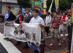 とめよう！戦争法案、北区民集会