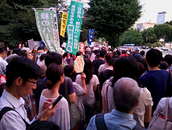 2015.07.15 強行採決反対　国会正門前大集会