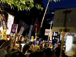 2015.07.15 強行採決反対　国会正門前大集会