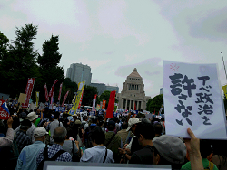 2015年8月30日「戦争法案廃案!安倍政権退陣!」国会行動