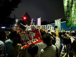 2015.9.18 国会前