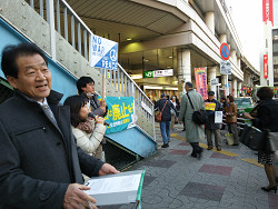 戦争法廃止総がかり行動全都の主要各駅いっせい署名宣伝行動・王子駅