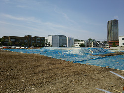 北区堀船1丁目のリーブルティック工場（旧東京書籍印刷工場）跡地