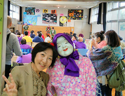 山崎たい子区議、ツーショット