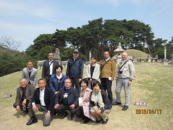 世界遺産・朝鮮王朝王陵にて
