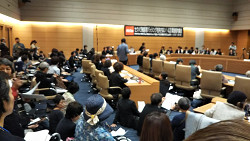 国会内で開かれた、セクハラ被害者バッシングを許さない！4、23緊急院内集会