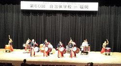 太鼓の演奏