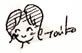 山崎たい子似顔絵